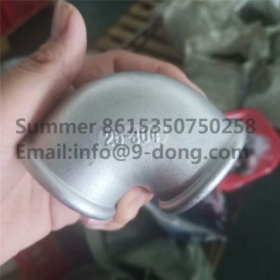 Cast Stainless Steel Fitting Reduce Female Male Thread Elbow
