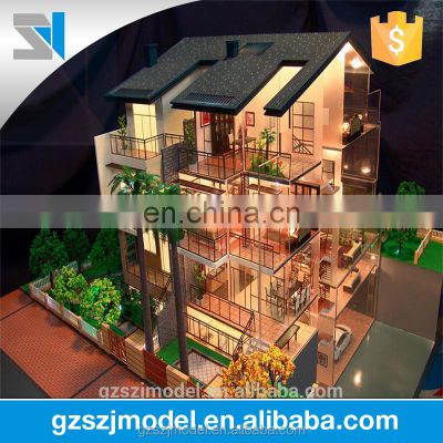 ABS ,Plastic ,Acrylic Architectural Materials for Building model ,Gold Architectural model Maker