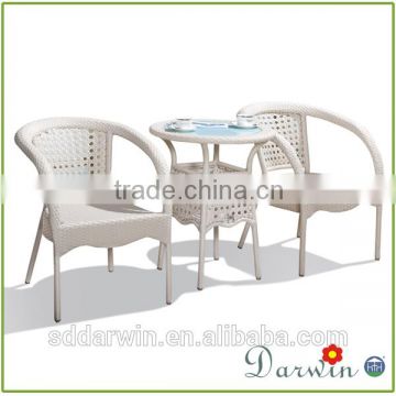 Garden Outdoor rattan oval Table and chair Set SV-1823