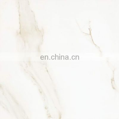 marble glazed  white glossy 600x600mm porcelain tile
