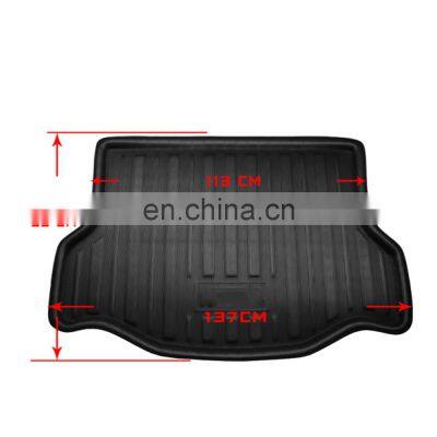 Car Rear Trunk Cargo Black Floor Carpet Mat Tray For Toyota RAV4 2013-2018