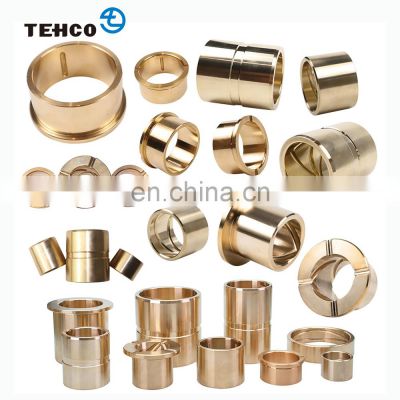 CNC Machining Casting Copper Alloy Bear Bushing of High Load Capacity and Tighter Tolerance Widely Used for Machine-tool.
