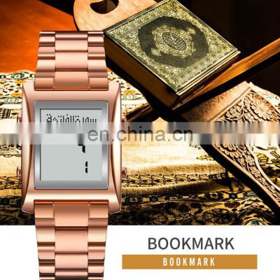 Amazon.com: HXZB Muslim Azan Wrist Watch, Leather Strap Waterproof Calendar  Qibla Compass Digital Prayer Watch for Couples, 1 Piece,Women : Clothing,  Shoes & Jewelry