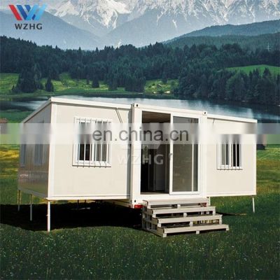 Low price flat pack casa container expandible cafe bar bathroom container house