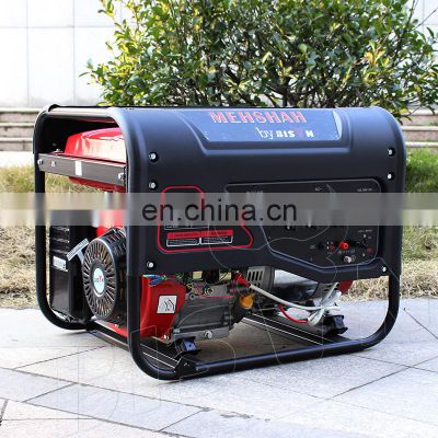 Bison China 5Kw Gasoline Generator Price Portable Small Power 5Kw Gasoline Engine Generator