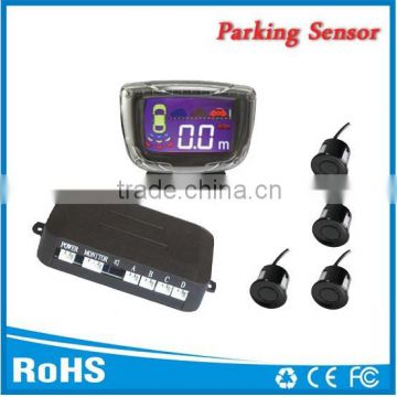Car accessory with LCD reversing parking sensor system