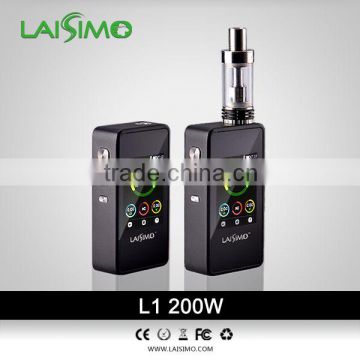 Laisimo temperature control mod manufacturer laisimo L1 200w LK hottest vaper ecig