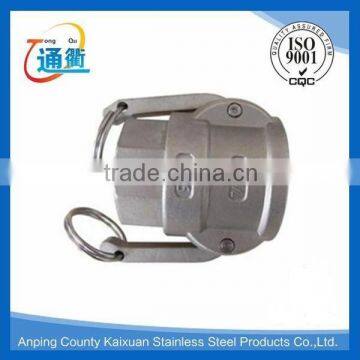 casting stainless steel camlock male threaded coupling type d