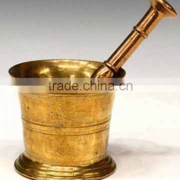 Mortar and Pestle, Brass Mortar and Pestle, Unique Mortar and Pestle