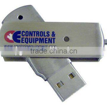 Top Sale Metal Swivel USB Flash Drive with Full&Real Capacity