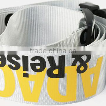 High quality fashion custom luggage belt/polyester luggage belt