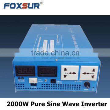 Off grid Battery Voltage Digital display Pure Sine Wave Inverter 2000W 24V DC to 230V AC, DC to AC Industrial Inverter