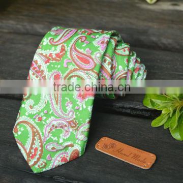 Cotton fashion neck ties mens soft necktie floral