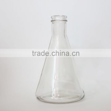 Glass Measuring Erlenmeyer Conical Flask With Spout
