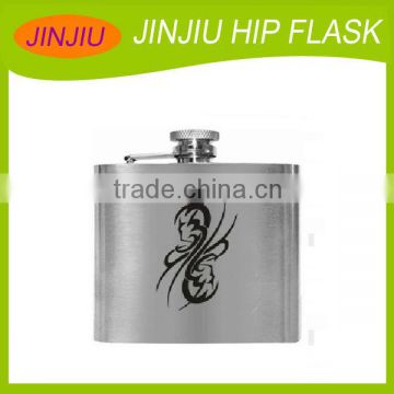 wholesale Hip flasks stainless steel with silk-screen logo