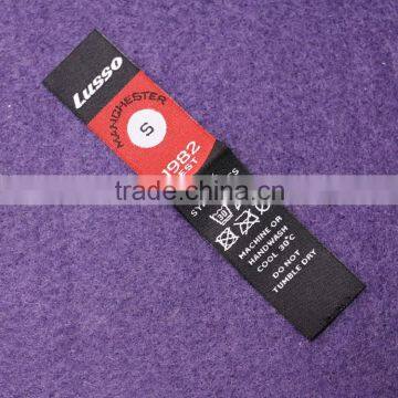 2016 High Quality Clothing Label Manufacturer For Custom Woven Silk Labels