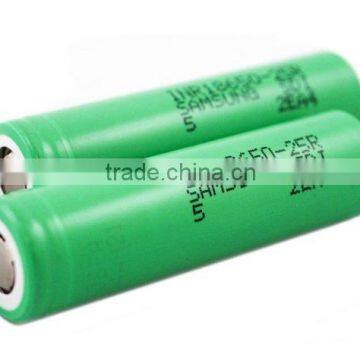 100% Genuine 18650 Samsung 25R 2500mAh 3.7V Original Battery Authentic Guaranteed