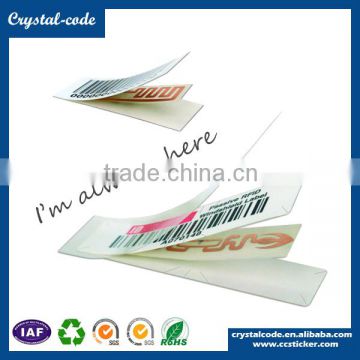 Paper adhesive sticker promotion programmable logistics tracking rfid label