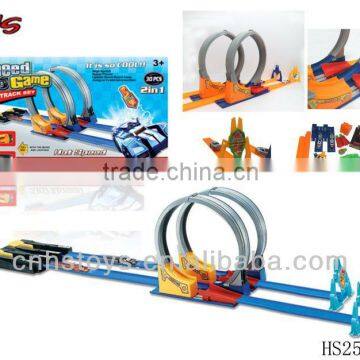 New 2 in 1 electronic wholesale toy slot car