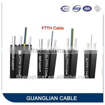 2016 hot G657A lszh sheath 1 core ftth fiber optic cable pigtail