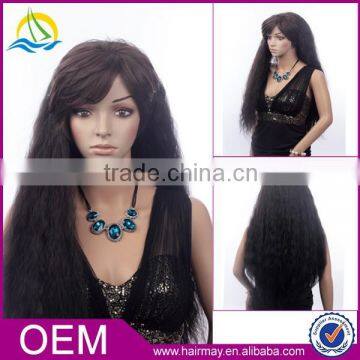 2014 Hot selling black half wig