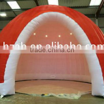 Inflatable Orange Dome Lawn Tent for Outdoor Decoration