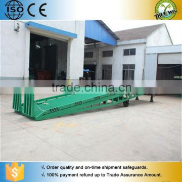 Mechanical mobile hydraulic ramp/fork lift dock lever