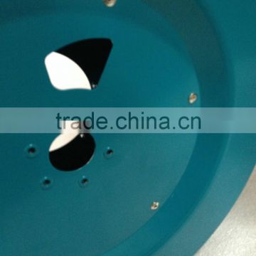 Galvanized sheet metal with Green Epoxy Powder Coated Spinning Parts for Machine Crust Shell