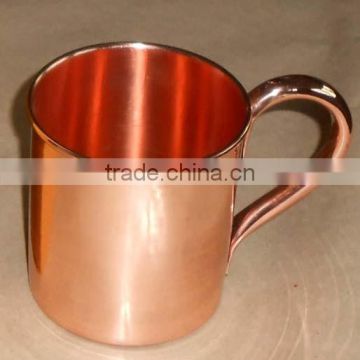 12 oz Solid Copper Hammered Moscow Mule Mug - 12 oz Authentic Moscow Mule Mugs with No Inner Linings