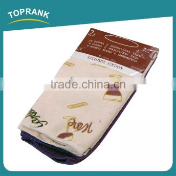 Toprank Exclusive Edition Custom Print Microfiber Towel Set Disposable Microfiber Cleaning Cloth In Roll