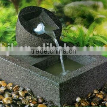 decorative small stone garden/ indoor mini water fountain