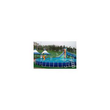 OEM Small Metal Frame Pools For Family Yard , Blowing Up Inflatable Pools