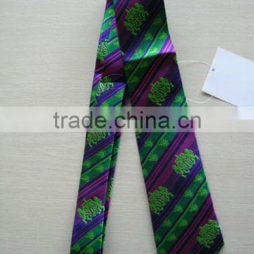 fashionable skinny 100% silk tie set with box
