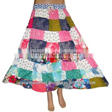2017 Womens Wholesale Hot Sale Patchwork Sexy Women Long Skirt