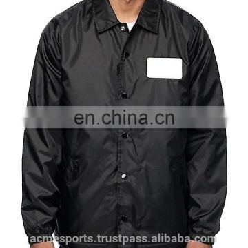 high quality coach jackets - 2017 new design black men coach jackets custom made coach jacket 2017