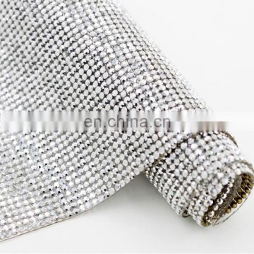 hot fix adhesive glue rhinestone garment accessories crystal diamond mesh hotfix rhinestones sheet wholesale