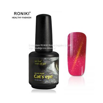 RONIKI Color Changing Chameleon Cat Eye Gel     3d Cat Eye Gel Polish    Variety Cat Eye Gel