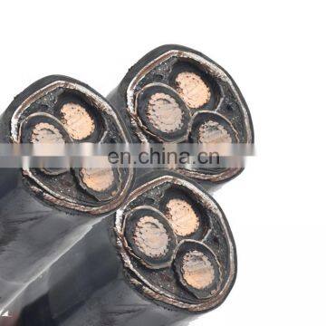 Manufacturer  8.7/15 KV YJV22 3*185  Copper core high voltage electric cables