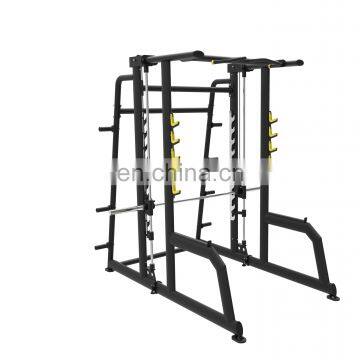 2020 Lzx gym equipment fitness&body building machine free weight Multi Smith with squat rack