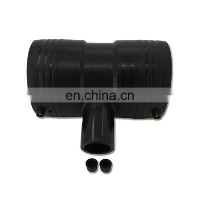 Fmm Tee Din Standard Plastic Pipe For Chicken Waterline Electrofused Fused Reducing Hdpe Fitting