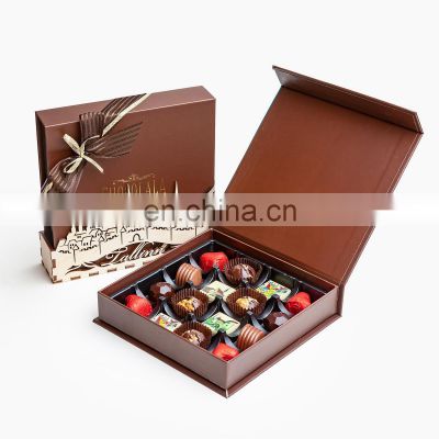 Custom Christmas chocolates paper variety box truffle chocolate assortment  gift box