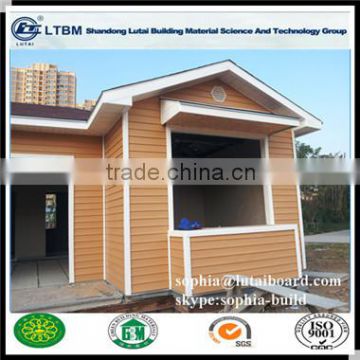 wood grain cladding for prefabricated house