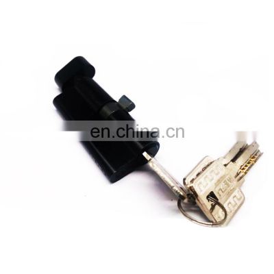 Euro profile Cylinder lock zinc case and brass center  surface black color cylinder lock