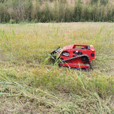 remote brush mower, China radio control mower price, rc lawn mower for sale