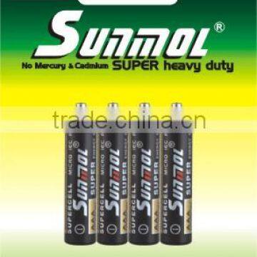 oem aaa batteries 1.5V R03 carbon dry cell