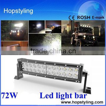 High power 72w light bar,led light bar