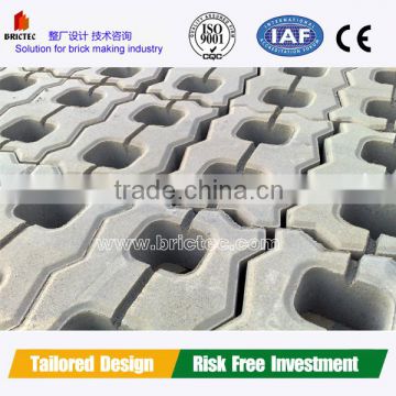 Brictec mold vibration concrete brick making machine price for Africa