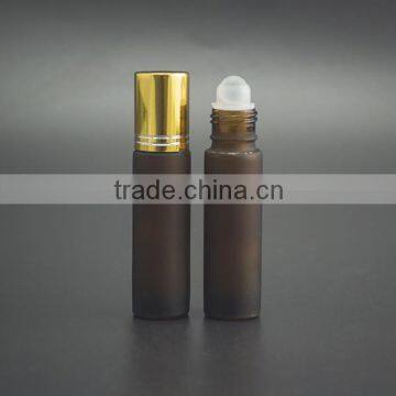 online shopping 10ml amber frosted roller bottles for oils