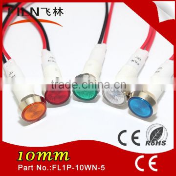10MM Plastic With 20cm Wire BLue 36v Led mirror signal lights For Sale