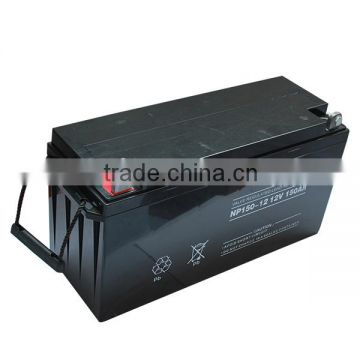 Valve Regulated rechargeable battery 12V150AH used for solar power system